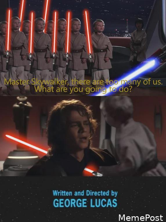 100 Younglings vs. 1 Skywalker: Epic Star Wars Showdown - Who Will Triumph in This Battle?